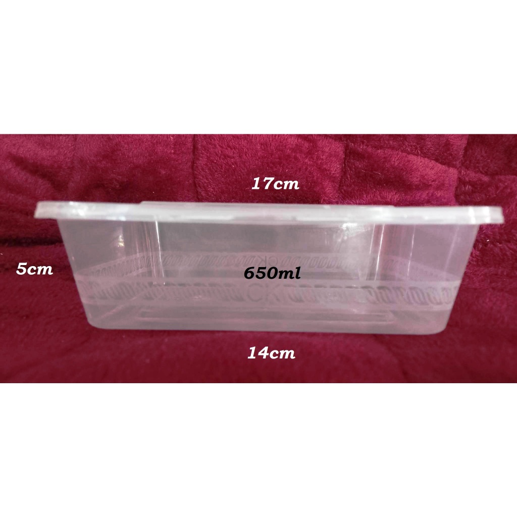 Rectangular Container disposable Microwavable Food